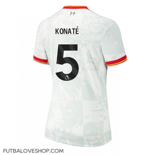 Dres Liverpool Ibrahima Konate #5 Tretina pre Ženy 2024-25 Krátky Rukáv